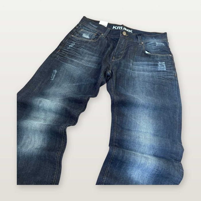 Krunk багги дънки washed distressed M – нови