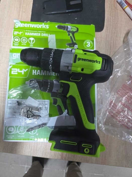 Bormașină de găurit fără fir GreenWorks GD24DD60