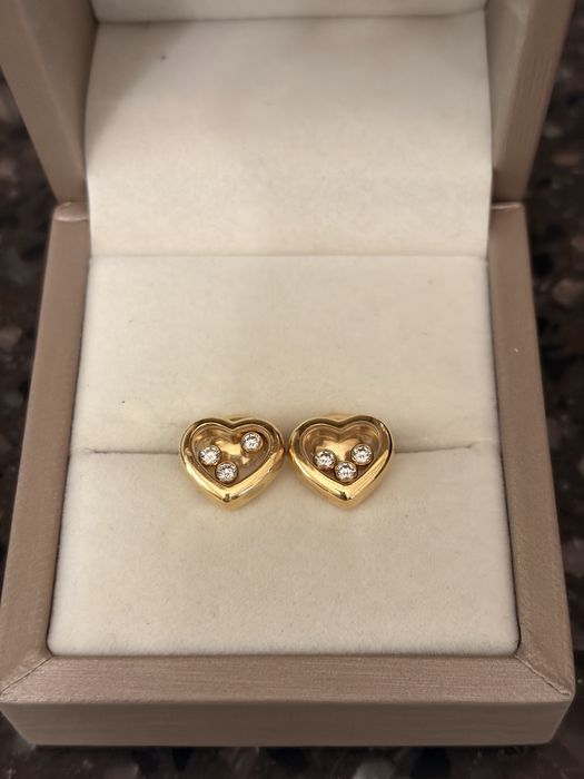 Винтажные серьги Chopard Happy Diamonds
