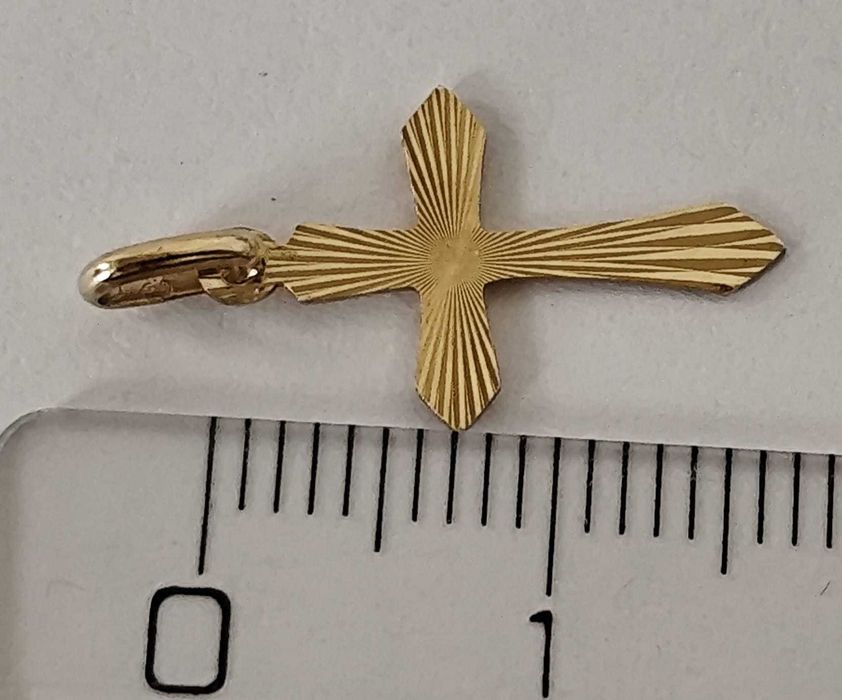 Pandantiv - Cruce   aur 14K 0.32gr (AG35 B 34878.3) Garantie 2 ani !