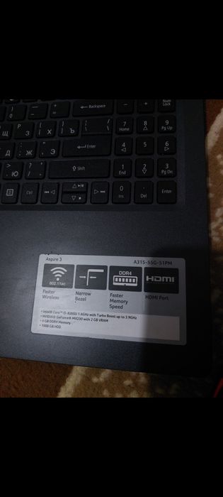 Acer Core i5 8-avlod