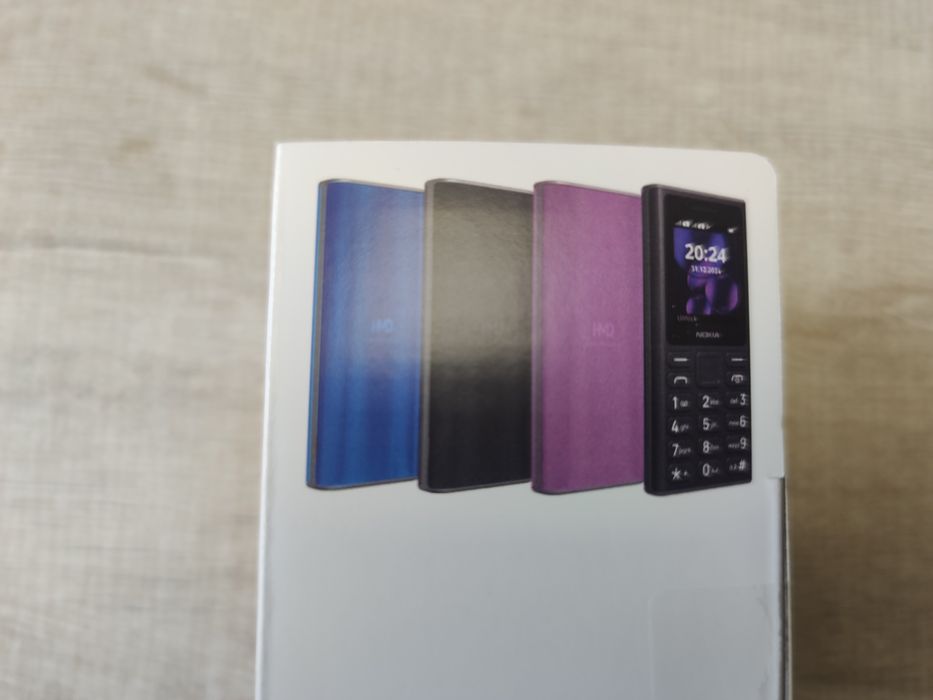 Телефон Nokia 105 (2024) Dual Sim Black - нов с 24 месеца гаранция!