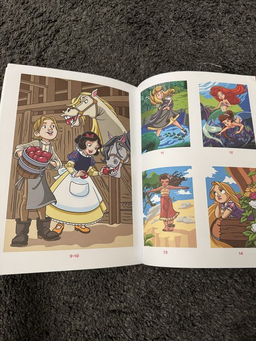 Раскраски по номерам Disney от Hachette