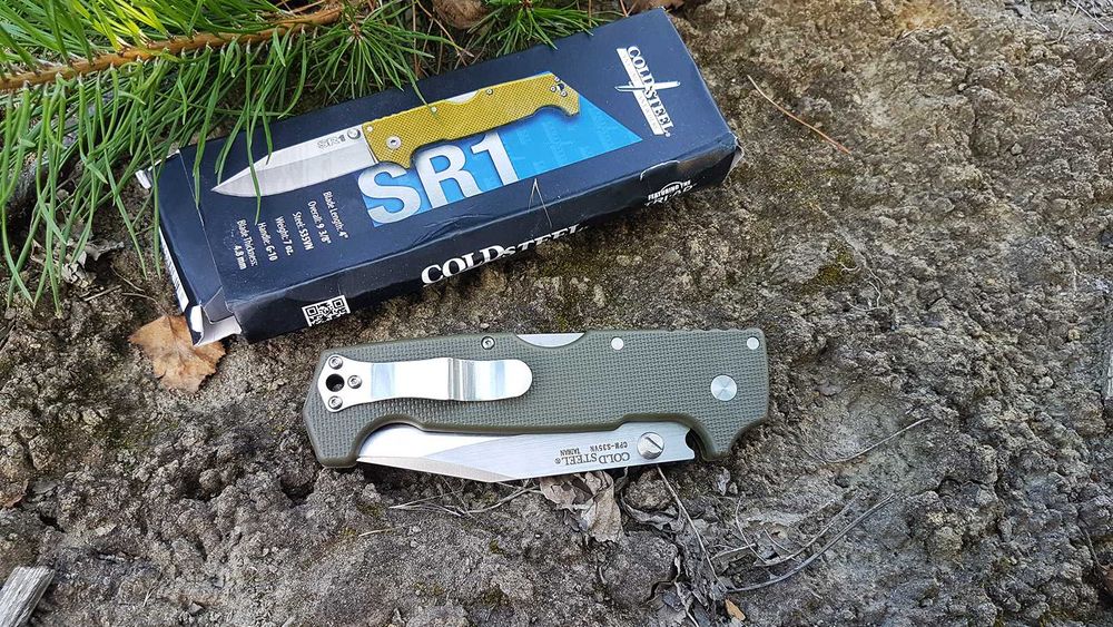 Briceag cutit Cold Steel SR1 CS62L, militar, vanatoare, pescuit