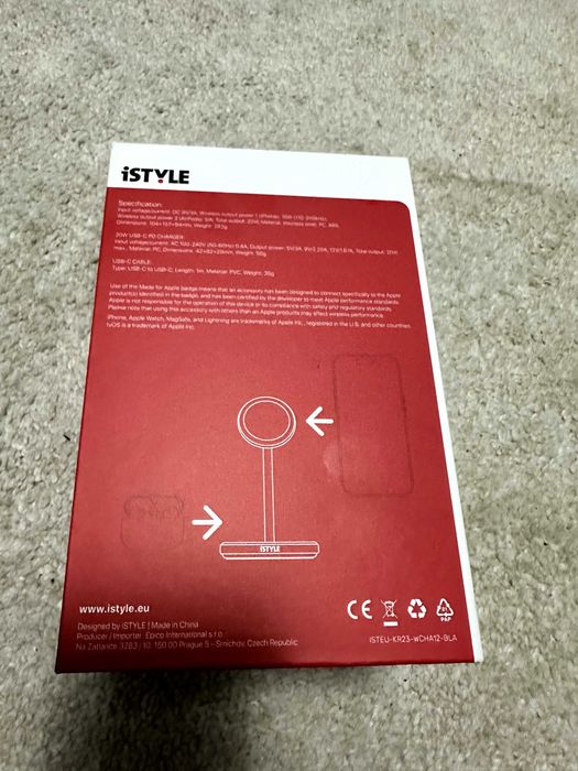 Incarcator Apple telefon , ceas si casti, Charger 2 in 1 MagSafe Wireless