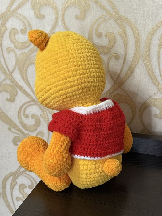 Вязаная игрушка Мишка,  ручной роботы Медведь Жёлтый, и на заказ