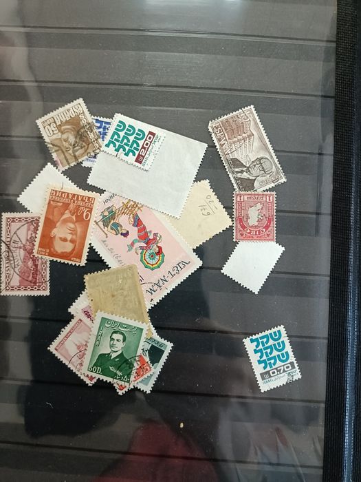 Clasor de 32 pegini, 16 file cu timbre