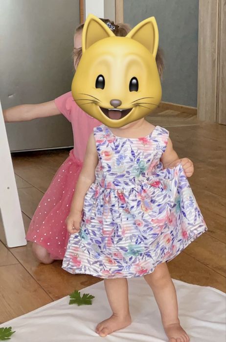 Бебешкс рокля на цветя