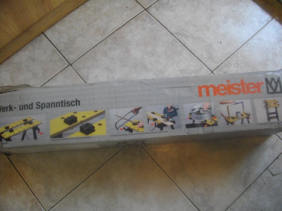 Нова Преносима Работна Маса до 150 кг ОРИГИНАЛНА Немска  Meister Duro