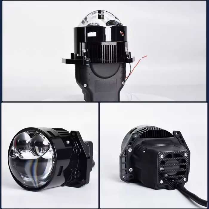 Bi LED лупи за фарове PA1114 65W 2бр/к-т за кола автомобил вграждане LED осветление