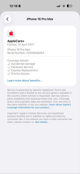 512GB iPhone 16 Pro max*ЛИЗИНГ 73лв/м NATURAl DESERT айфон 16 про макс