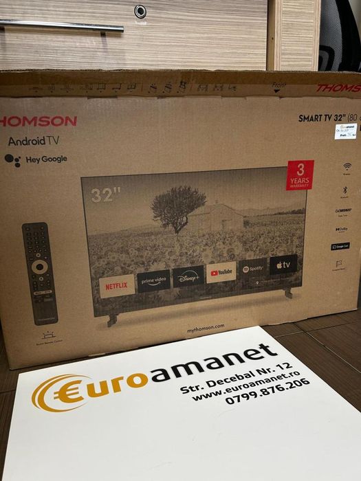 Televizor Thomson 32HA2S13 TV HD Android de 32 inchi, 81 cm -D-