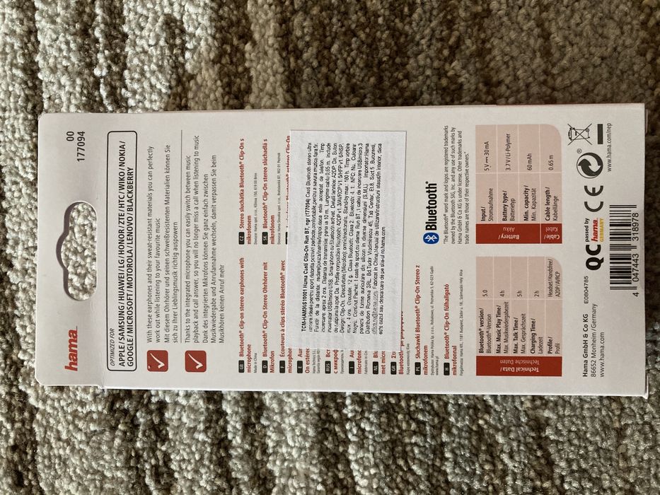 Casti Bluetooth Hama