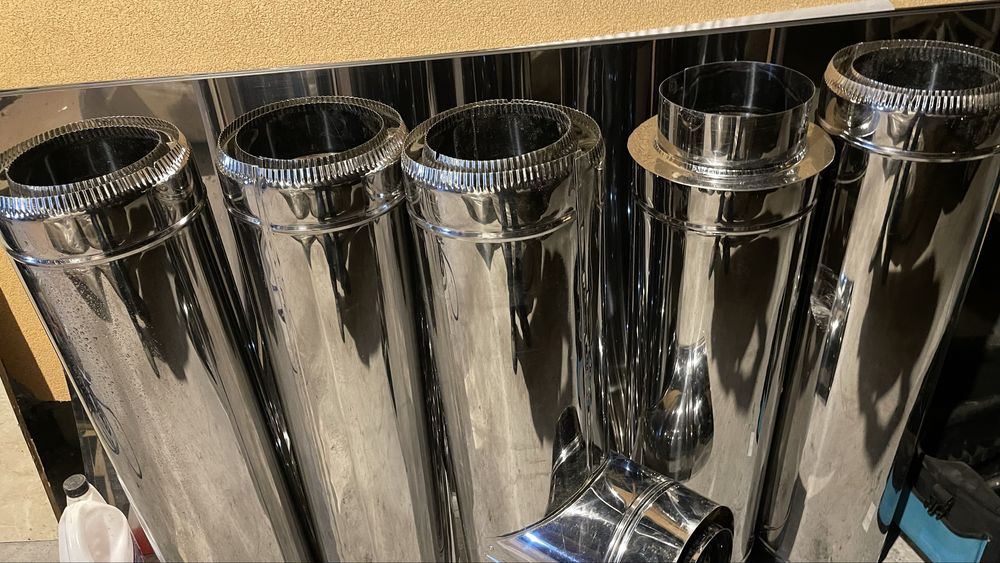 Horn de inox la centrala sobe pe lemne