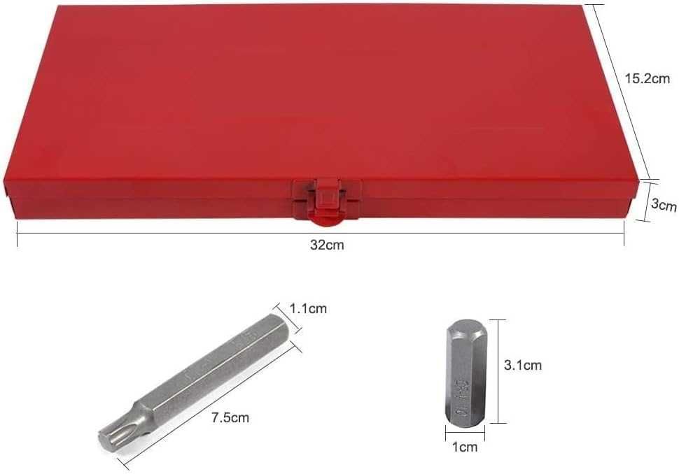 Комплект Накрайници за гедоре, битове 40 броя в метална кутия