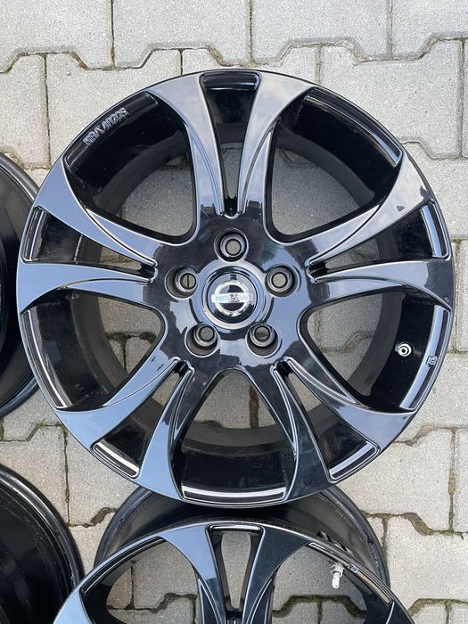 Jante negre originale Nissan Qashqai J11 J12 X-trail Duster 3 pe 17