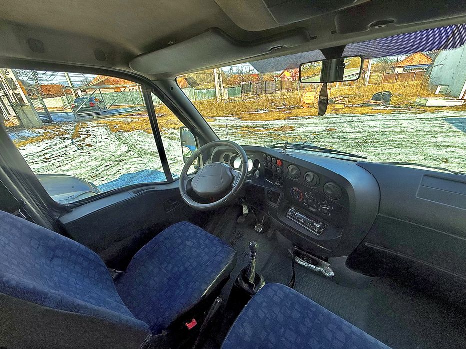 Iveco daily cu bena basculabila si macara