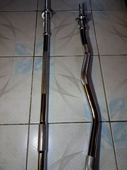 Bara dreapta sau haltera 150cm pliabila oțel