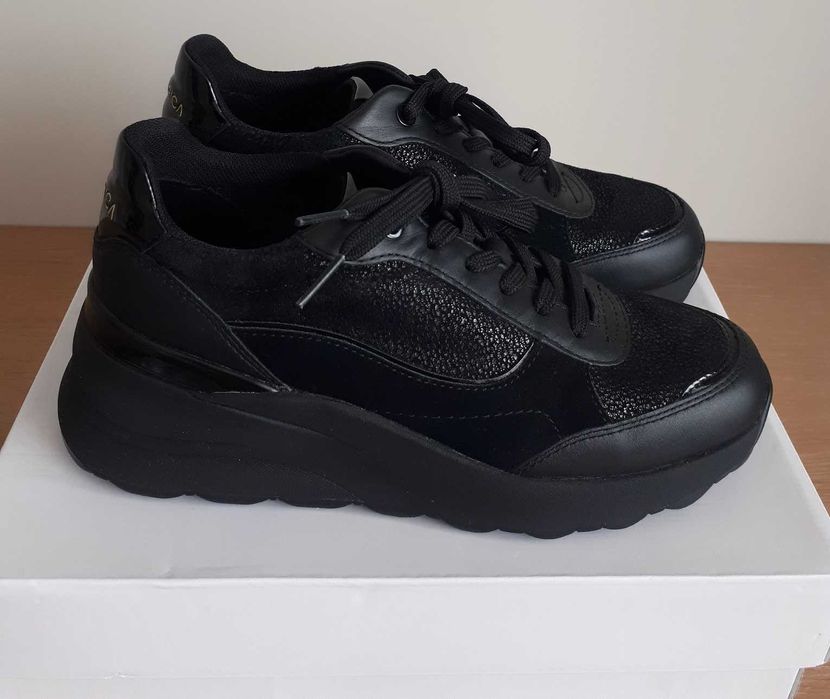 Сникърс Geox D Zosma графит / металик - 38 номер