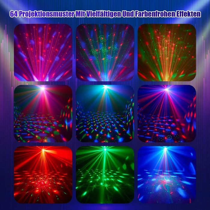 Discount 30%‼️Proiector Lumini disco scena flash stroboscop - NOU ‼️