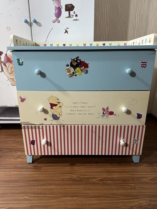 Детский шкаф и комод (набор)