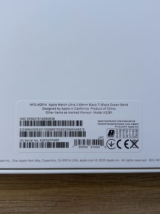 Apple Watch Ultra 3 , 49mm Black