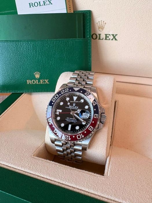 Ceasul automat 40 mm GMT  luxury bedel ceramic,nou,cutie+certificat