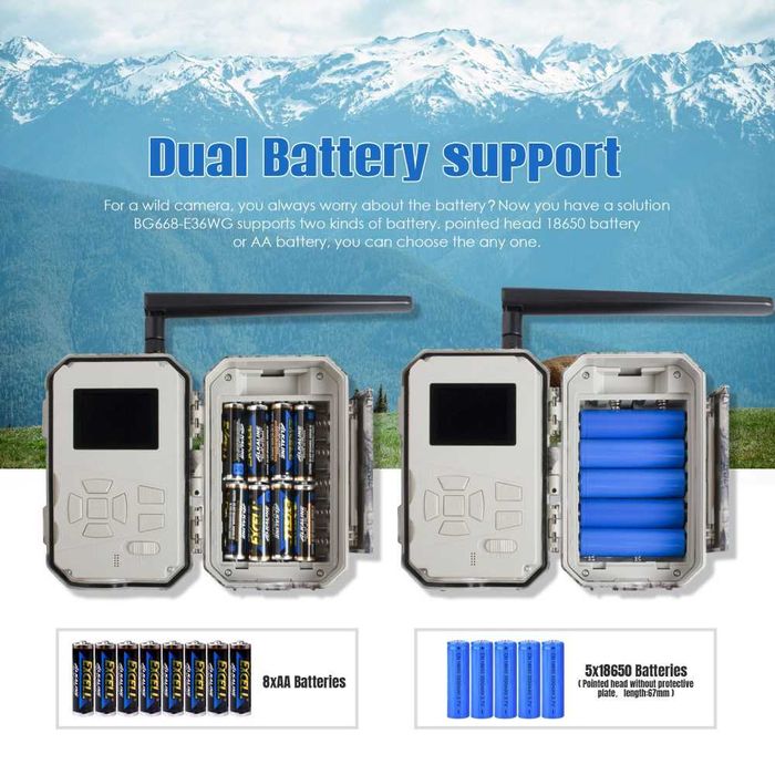 Camera de vanatoare 4G, BolyGuard BG662-M, 4K, 2024