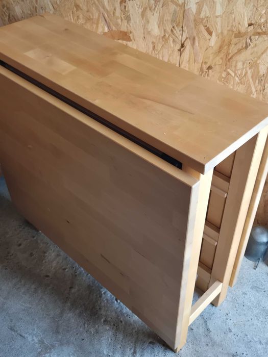Masa de 4-6 persoane ,lemn masiv,mesteacan-IKea