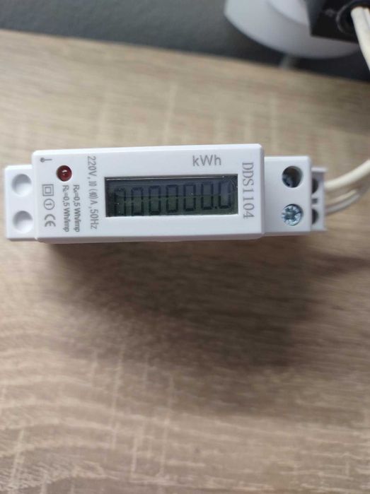 Контролен електромер за DIN шина 18мм | 40A Монофазен