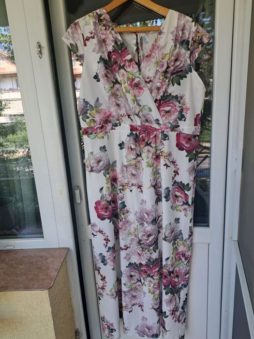 Superbă rochie damă lungă florală,  Elegante (48/50)
