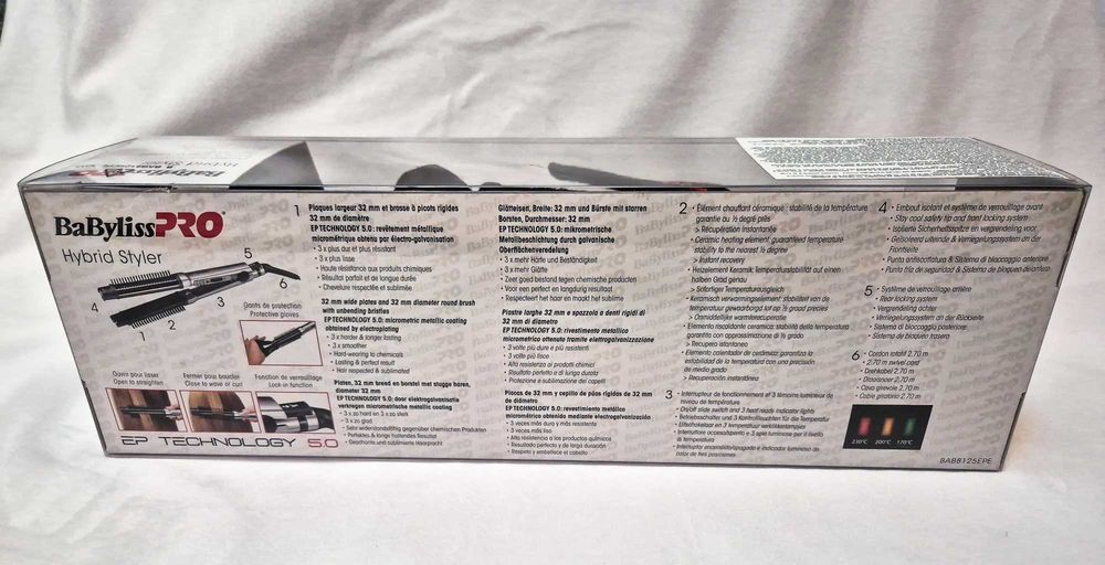 BaBylissPRO Hybrid Styler aparat profesional 2 în 1