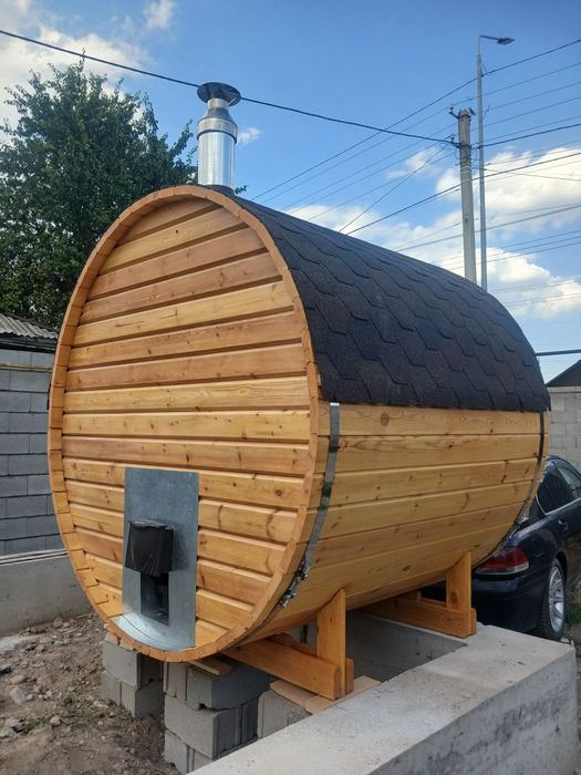 Мобильная баня бочка