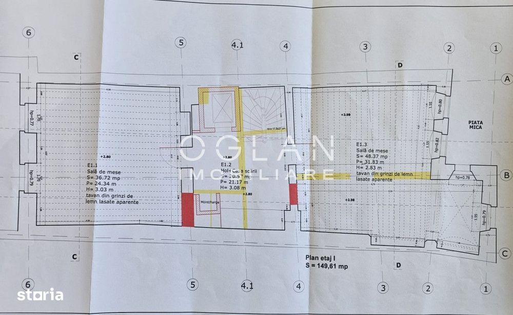 Cladire comerciala S+P+2E+M, PIATA MICA - Sibiu