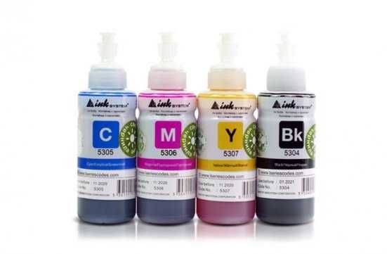 Чернила для принтеров Epson Canon HP