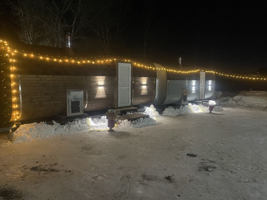 Семейная баня на дровах прорубь