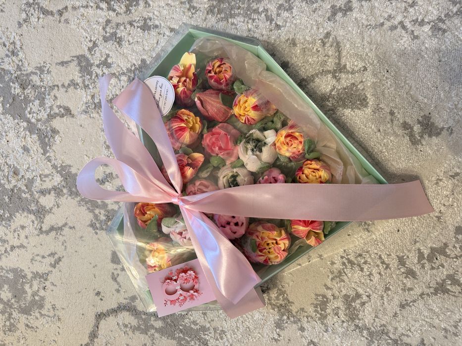 Зефирные тюльпаны цветы