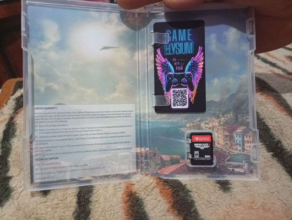 Продам картридж Nintendo switch  SNIPER ELITE