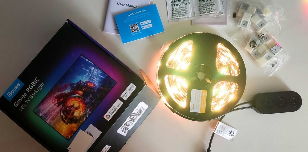 Govee H6168 TV LED Backlight RGBIC задна светлина за телевизор 55-65