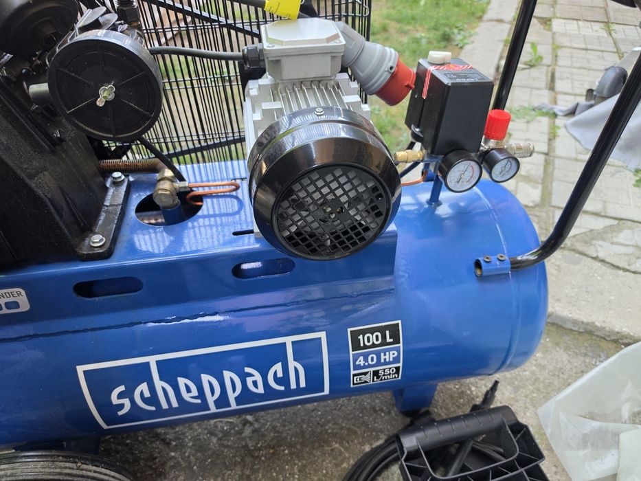 Компресор 100л 400V Scheppach HC550TC