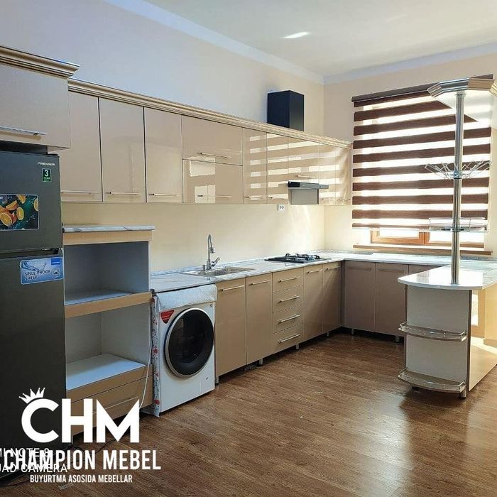 Замонавий ошхона мебеллари Hi tech услубида. Кухонный гарнитур