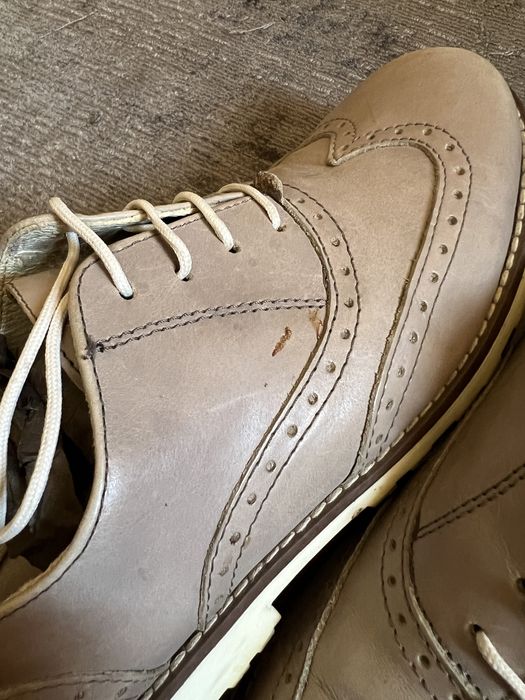 Pantofi cu sireturi din piele naturala