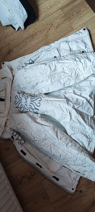 Geaca si pantaloni ski schi fete alb Lisker