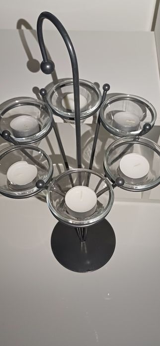 Подсвечник чёрный