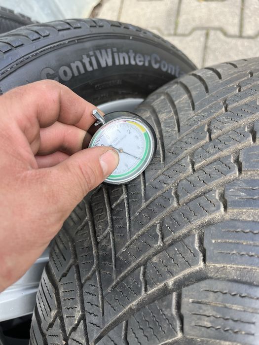 Jante aliaj 5x112mm, anvelope iarna 205/55 R16 Audi A3, A4, VW, Seat, Skoda