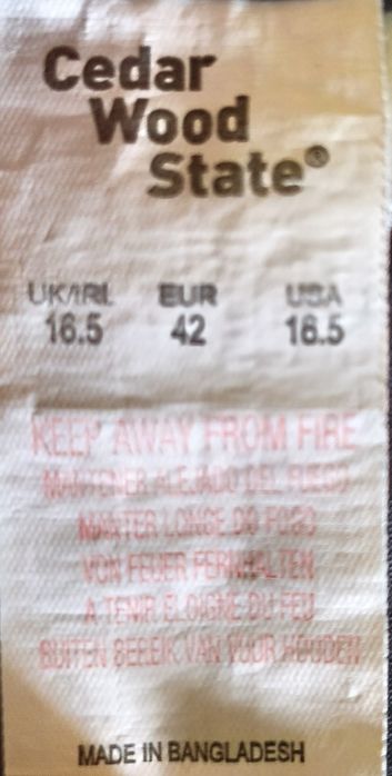 Cămașă bărbătească neagră măsura 42 regular, Cedarwood