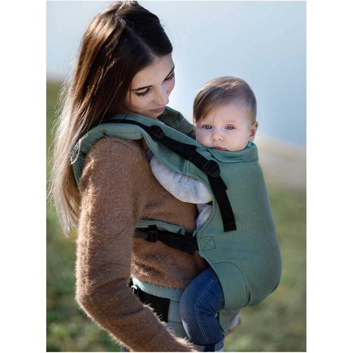 4+ месеца | Ергономична раница KinderHop MultiGrow - LittleHerringbone