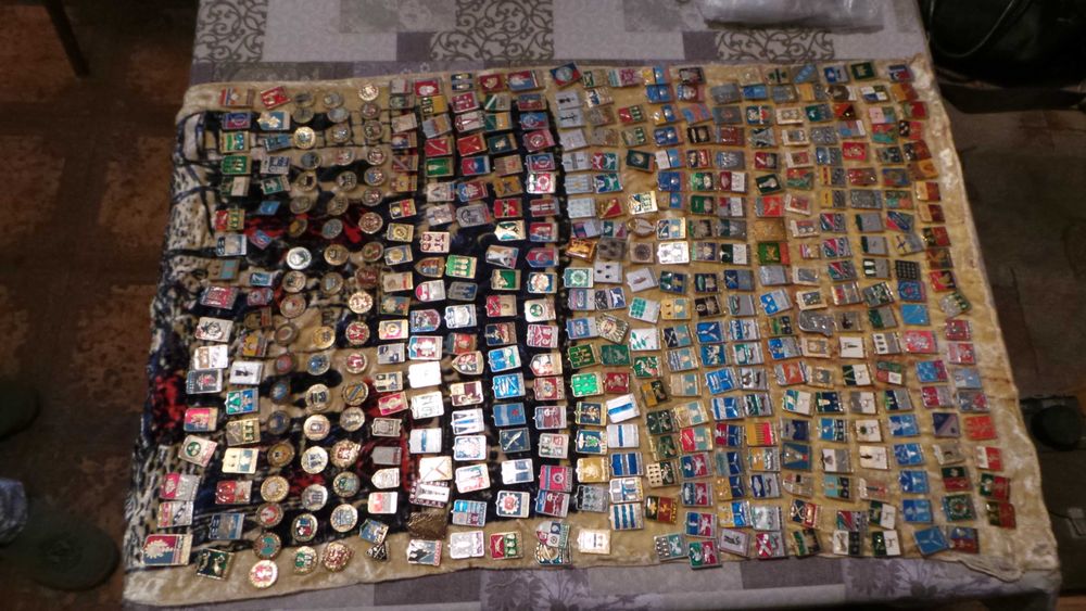 Значки Гербы городов СССР.