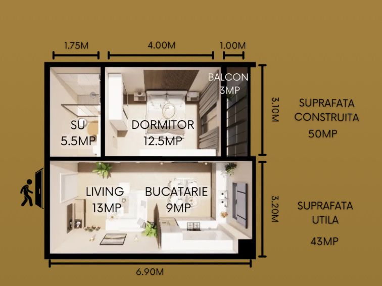 Apartament NOU 2026, zona Energiei , Proprietar Nou