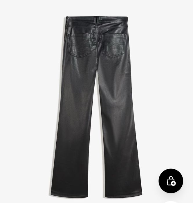 Кожен панталон с еластан